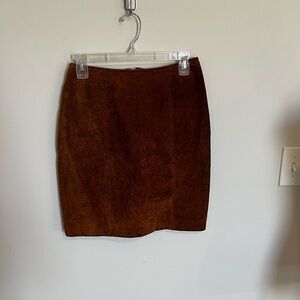 Vintage Chia Leather Skirt